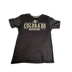 Youth Colorado Buffaloes T-Shirt Medium 12-14 Colosseum GO BUFFS CU NCAA